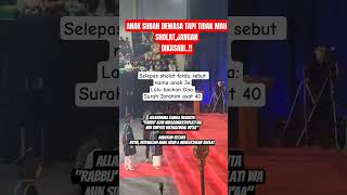ANAK SUDAH DEWASA TIDAK MAU SHOLAT JANGAN DIKASARI#nasehat #doa#zikir #trendingshorts #viral #fyp