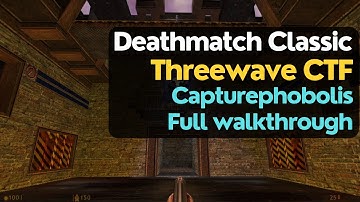 Threewave CTF for Deathmatch Classic (unreleased) - Capturephobolis