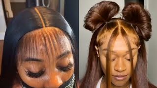 Best Human Hair Installation Transformations 2020| New Lace Front &amp; Hair Style Tutorials Compilation