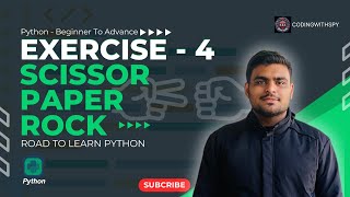 Rock, Paper, Scissors Game ft. Python | Python - Beginner to Advance | @codingwithspy Information