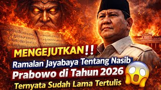 Download Lagu SURPRISING‼️ Jayabaya's prediction about Prabowo's fate in 2026 was apparently written a long tim... MP3