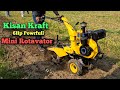 Kisan Kraft 6Hp Diesel Engine_Mini Rotavator At Low Price | Customer Review & Live demo 2021