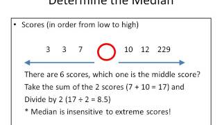 MSS Section 9: Mean, Median, & Mode