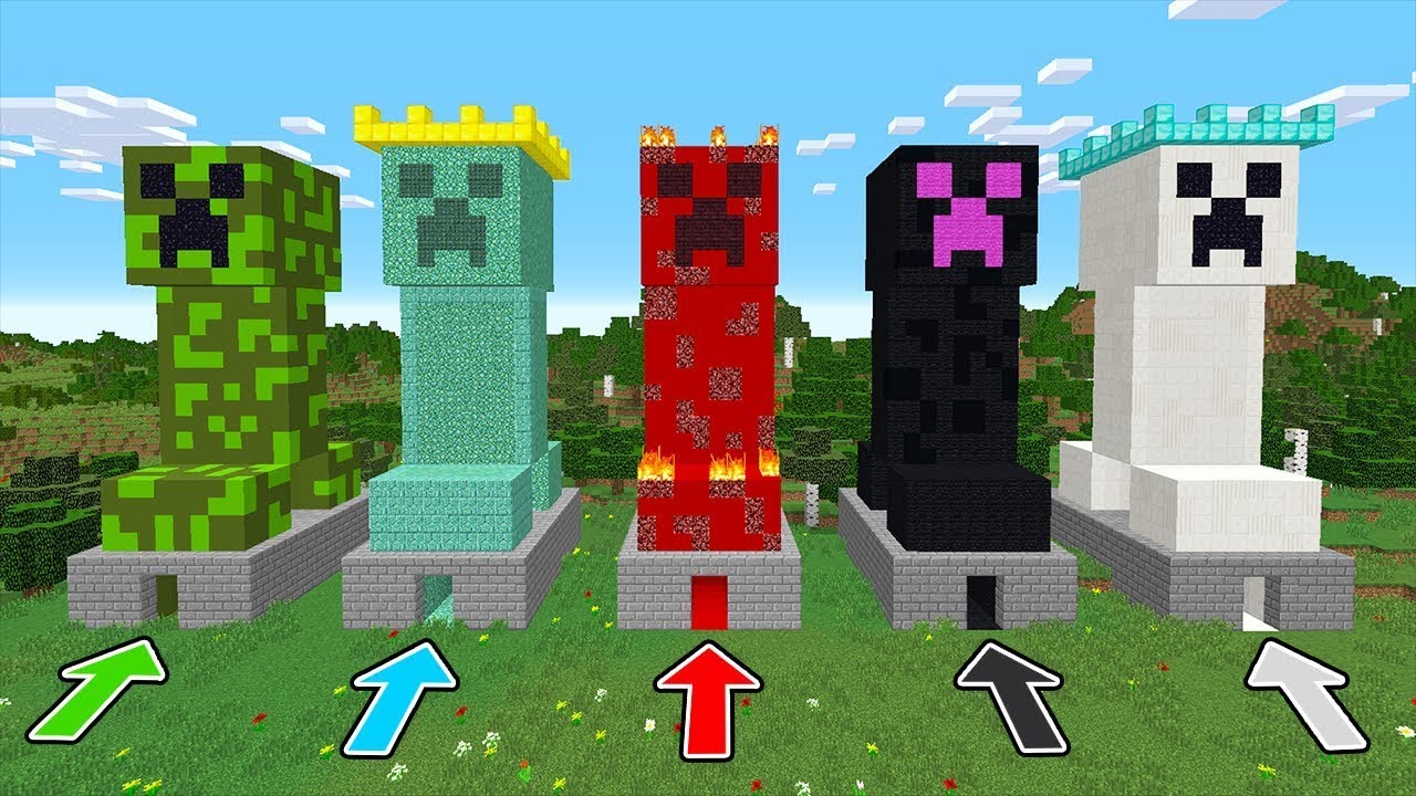 IF YOU CHOOSE THE WRONG CREEPER, YOU DIE - Minecraft