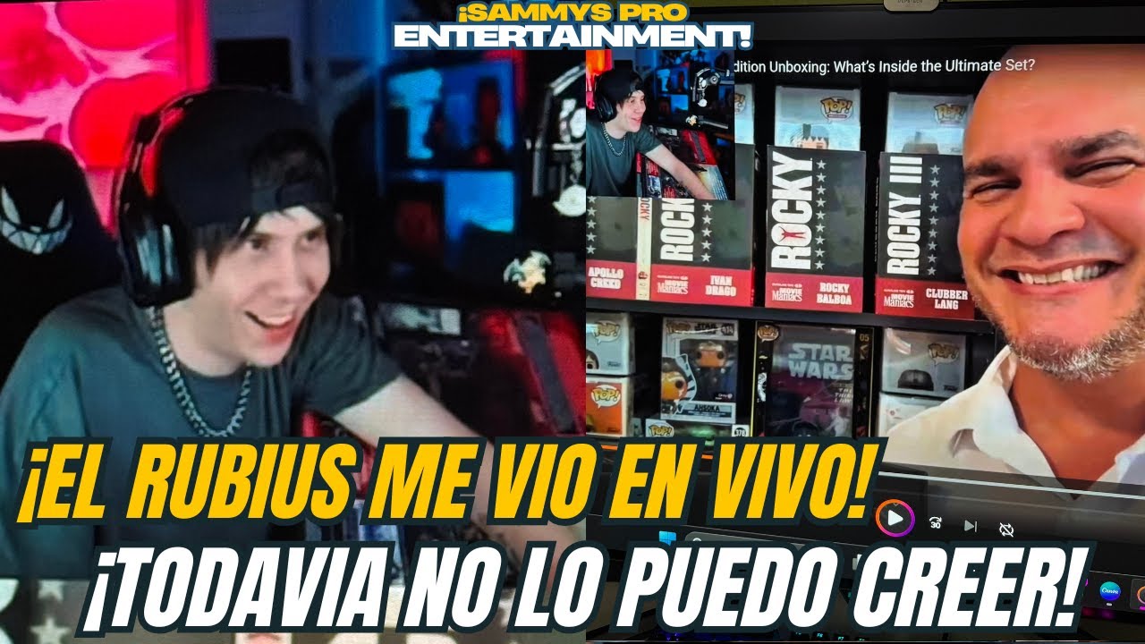 ¡El momento Cuando El Rubius reaccionó a mi video y se suscribió! - YouTube