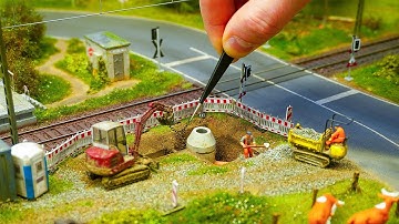 How to build an ULTRA REALISTIC construction site for a model railroad🚧 – Building report part 33
