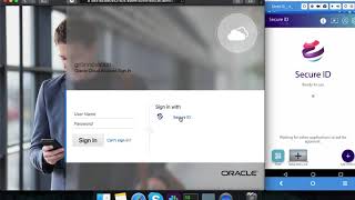 Secure ID - How to login to Oracle Cloud using Secure ID?