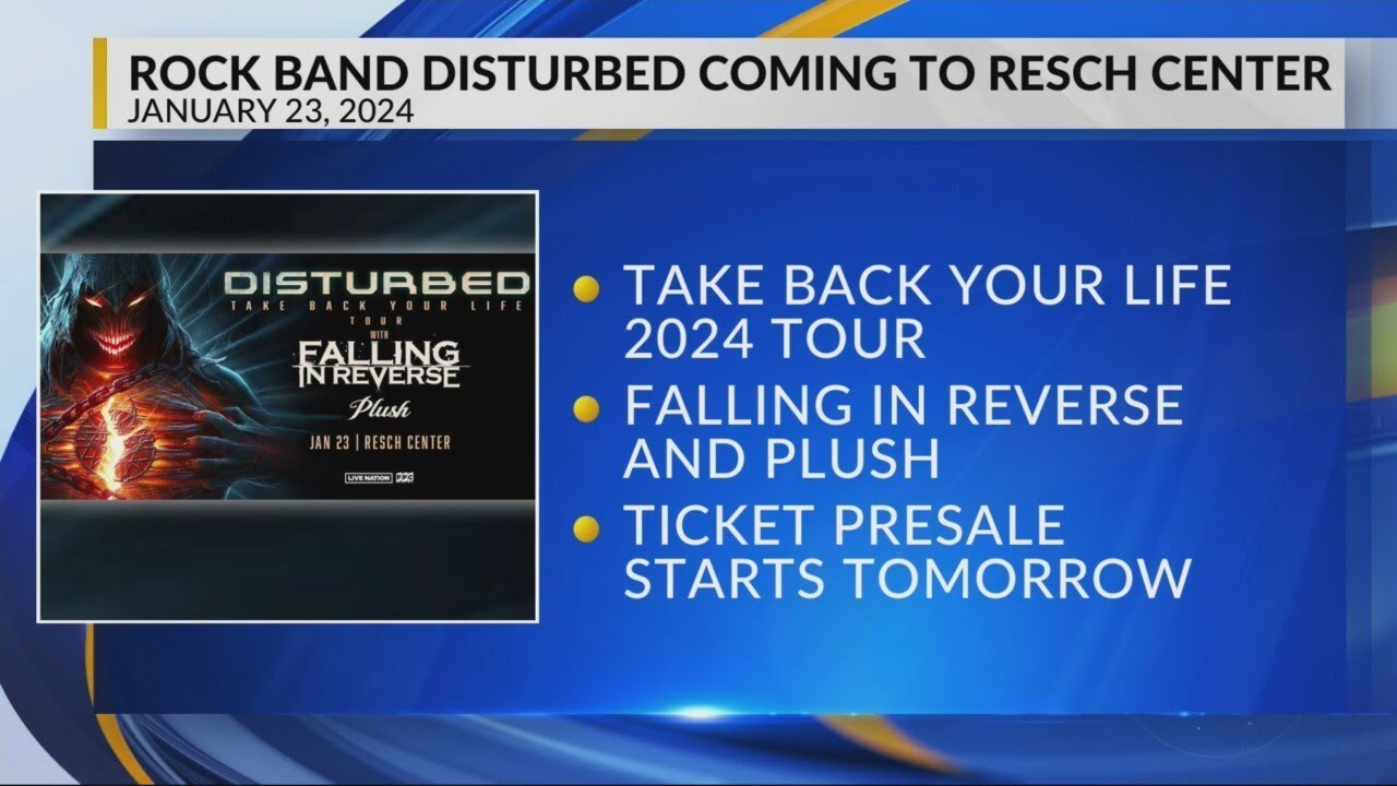 Disturbed Announces 23-Date Take Back Your Life 2024 North American Tour -  Live Nation Entertainment