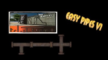 Easy Pipes V1- Modular Pipe Construction Unity Game Engine by Gene Ferrol Modeling Pipes