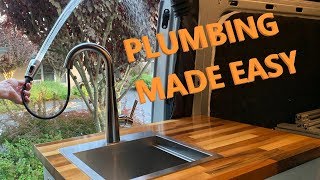 PLUMBING & WATER SYSTEM In A Van Or RV (off grid plumbing for newbies) #vanlife