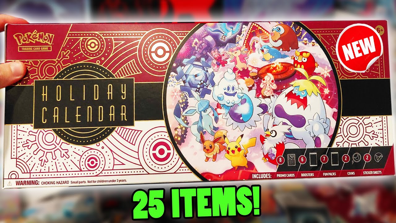 Opening The NEW Pokemon Holiday Calendar 2025! - YouTube