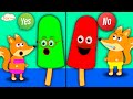 The Fox Family and friends talking rainbow ice cream - cartoon for kids new full episode #879