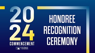 2024 Honoree Recognition Ceremony - University of Alaska Fairbanks