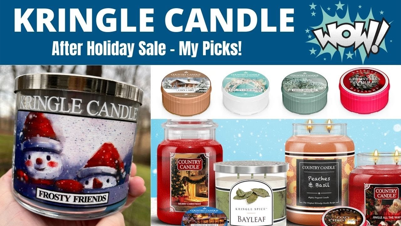 KRINGLE CANDLE After Holiday Sale - My Picks!