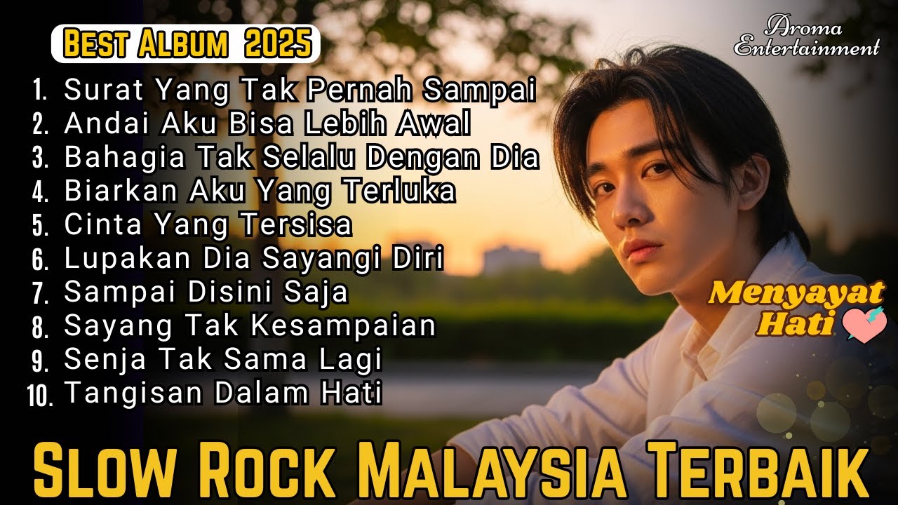 🎸Full Album Slow Rock Ballad Melayu | Surat Yang Tak Pernah Sampai 💌 | Lagu Galau Menyayat Hati 💔