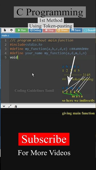 C Program without Main Function | C Programming - YouTube