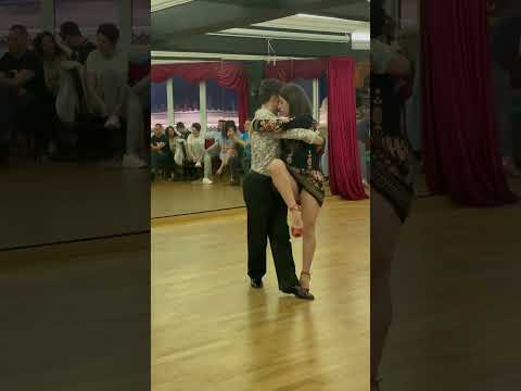 Vaggelis Hatzopoulos & Marianna Koutantou Tango Step Demo @ the Academia Del Tango (Subscribe)