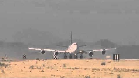 Boeing 747 8 performs ultimate rejected takeoff 11