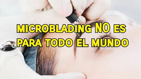 ¿Quién no puede hacerse microblading?