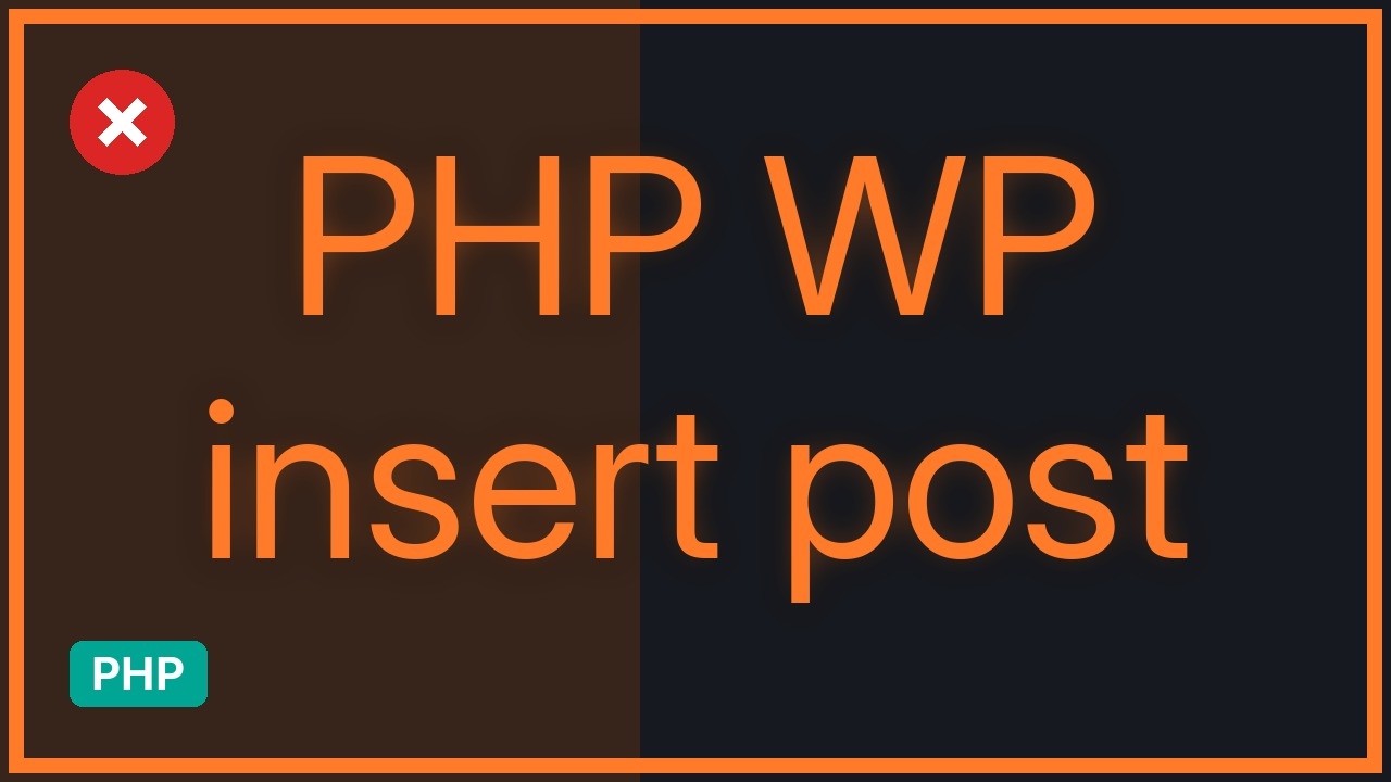 Wordpress Use Of Wp Insert Post And Parameters 2 Solutions Youtube