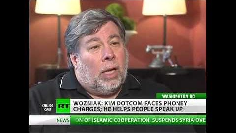 Wozniak on Kim Dotcom and the end of web freedom