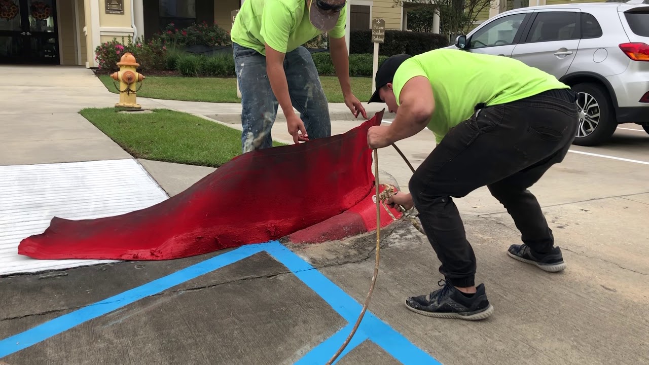 Curb painting YouTube