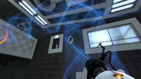 A solution to Portal 2 custom map "Gather" (challenge version)