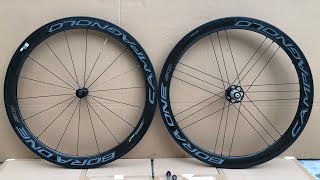 Campagnolo Bora One 50 AC3 wheels, running separate inner tube