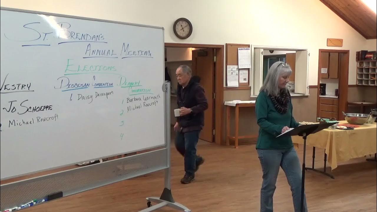 St. Brendan's Episcopal Church, Juneau, AK Annual Parish Meeting, January 22, 2023 YouTube