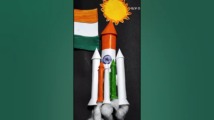 Aditya L1 making with paper🌞ISRO India 🇮🇳#shorts  #youtubeshorts #viral #tricolor #isro #trending