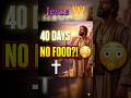 Why Did Jesus Fast For 40 Days In The Wilderness? 🌵✝️😳#jesus