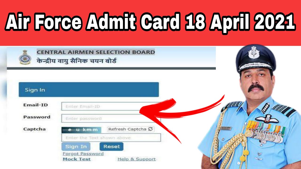 Air force admit card 2021 | आ गया Airforce Admit Card ऐसे download करे |