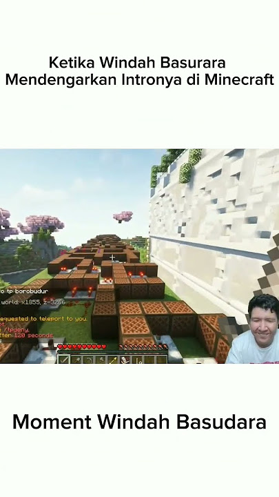 Ketika Windah Basudara mendengarkan intronya di Minecraft #shorts #windah