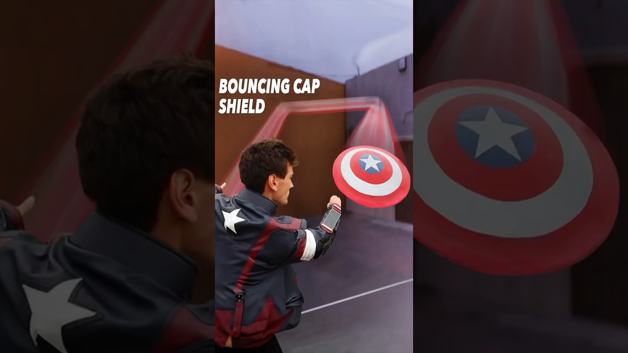 Bouncing Cap Shield Vs Dude Perfect!