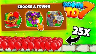 Can we beat the Rogue-like mod with 25x Bloons!? (Modded BTD 6)