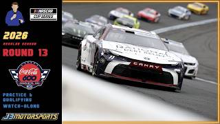 🔴 NASCAR Cup Series | 2026 | Round 13 | #CocaCola600 | Practice Watch-Along