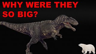Why Were Megatheropods Bigger Than Modern Predators?