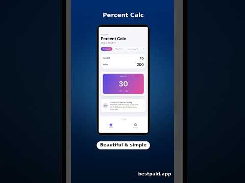Percent Calc demo video
