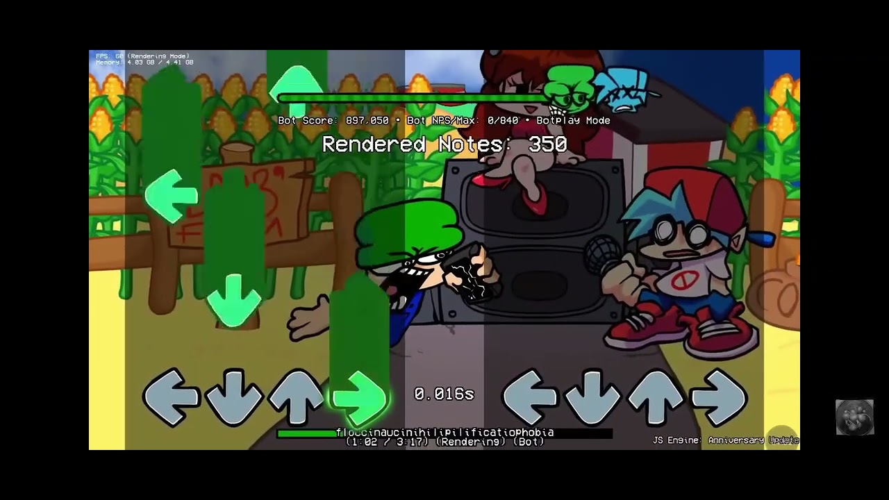 (LOUD) FNF floccinaucinihilipilificatiophobia créditos a @Radishroot