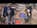 Crazy, Stupid & Angry Man vs Dirt Bikers - Agressive Forester 2021