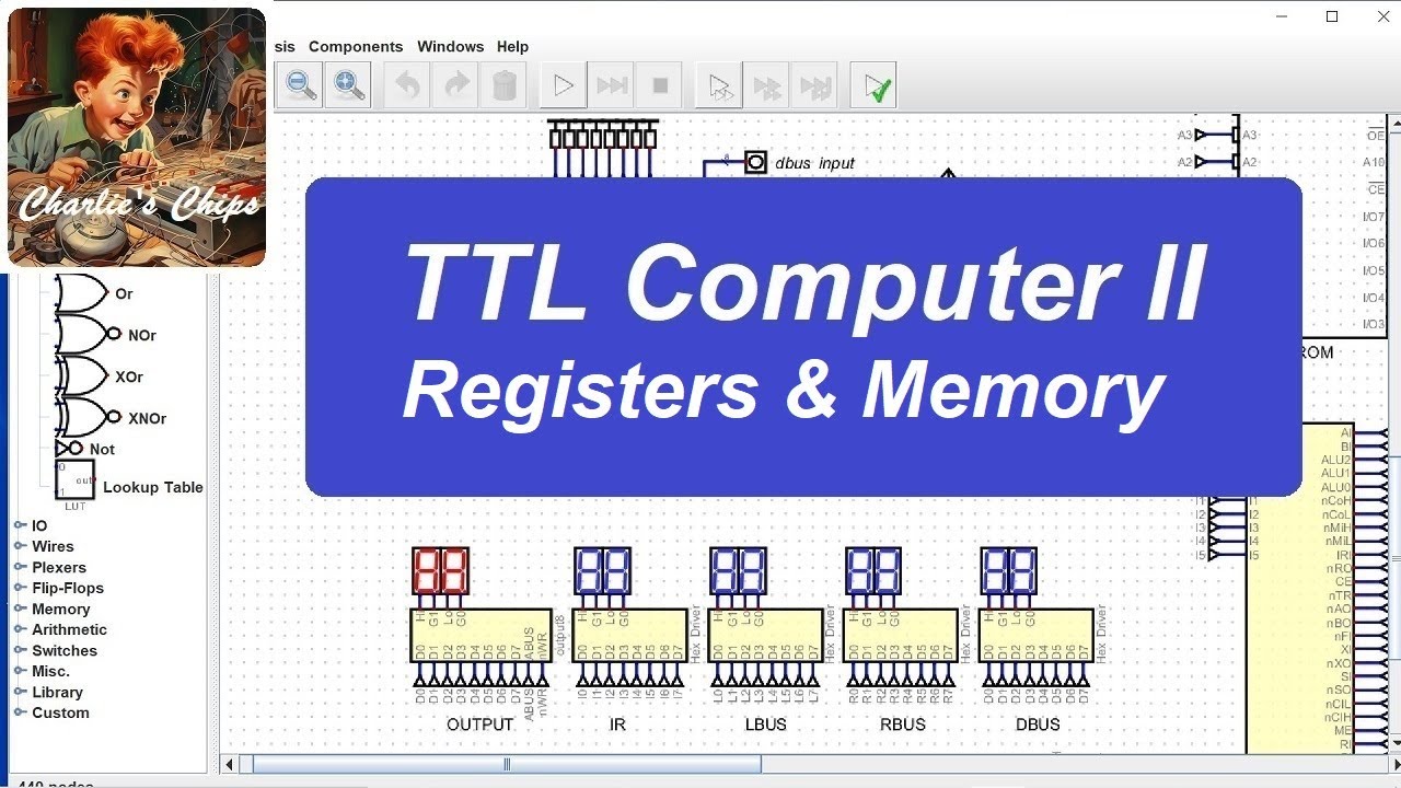 Ttl Register File TTL Computer II #7 - Register & Memory Circuits - YouTube