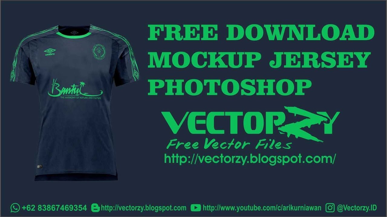 Free Download Mockup Jersey Football PSD Photoshop - YouTube