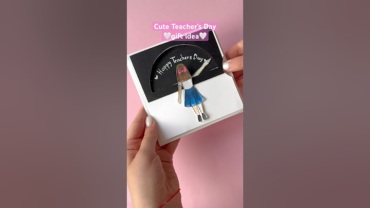 Cute Teacher’s Day gift idea🤍
