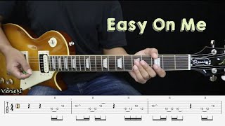 Easy On Me - Adele - Instrumental Guitar Cover + TAB Resimi