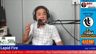 Ex-Sen. RENE SAGUISAG, May PATAMA kay P-DUTERTE! (LAPID FIRE, July 14, 2020)