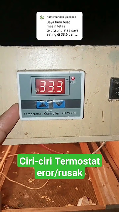 Ciri-ciri Termostat eror/rusak #carasettingmesintetas #tanyajawab #shorts