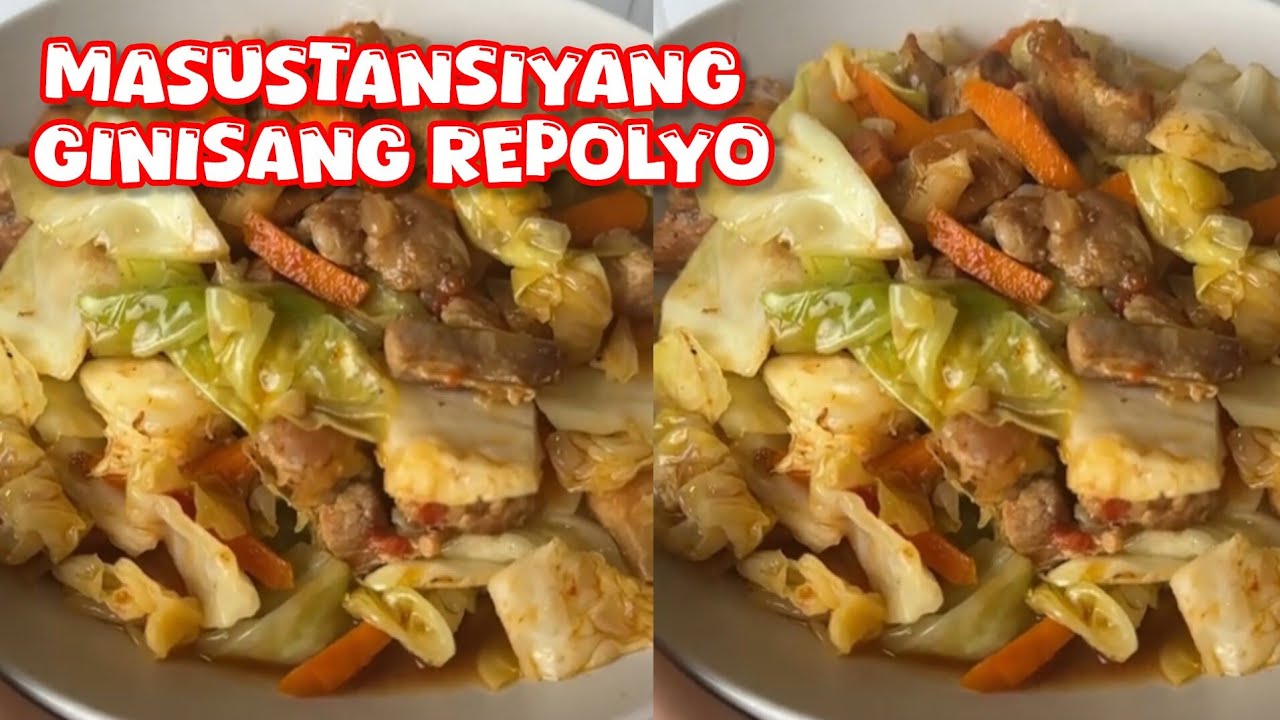GINISANG REPLYO RECIPE II SIMPLENG ULAM MASUSTANSIYA - YouTube