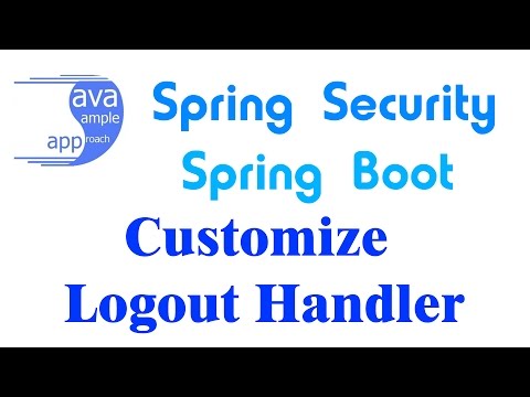 Spring Security Customize Logout Handler