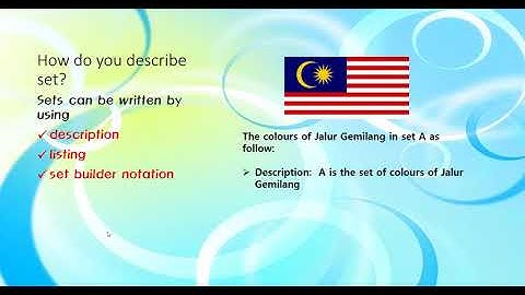 Chapter 11:  Introduction of Set (Form 1)