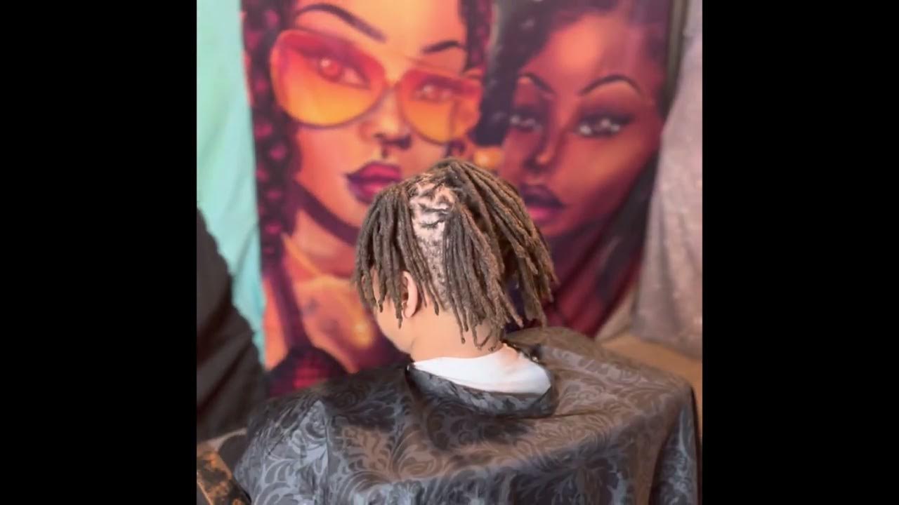 Clean crispy dreads retwist using eco gel YouTube
